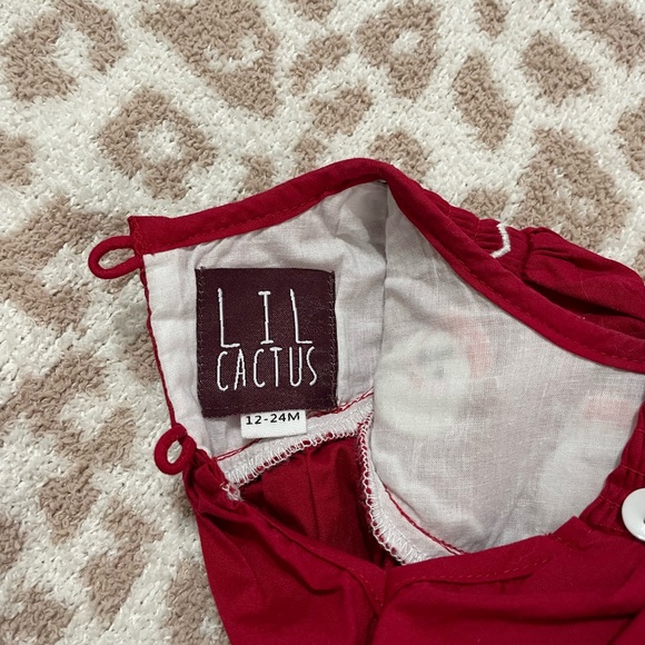 Smocked Santa Dress. - Picture 5 of 5